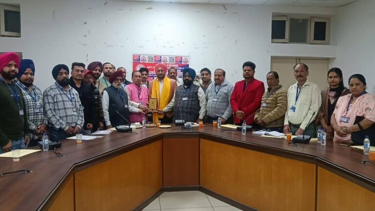 एंटी क्राईम एंटी करप्शन सोसाईटी नीति आयोग द्वारा एक विशेष बैठक का आयोजन सरकट हाऊस में किया गया